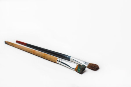 paint brush for drawing isolated on white background
