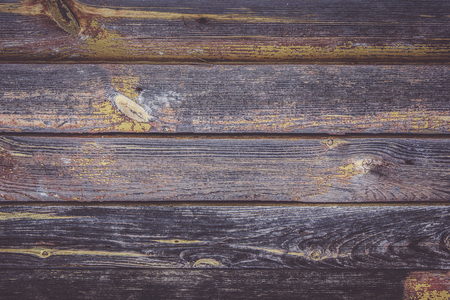 Background of an old, dark planks. Grunge textureの写真素材