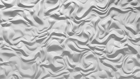 White Silk Fabric for Drapery Abstract Backgroundの写真素材