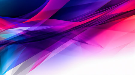 Abstract Background with blue and purple waves - Generative AIの素材