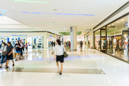 KAOHSIUNG- TAIWAN, 30 July 2017: Taiwan has many large department stores, a lot of people will come to this holiday shopping to buy things to spend a day off, 30 July 2017 in Kaohsiung, Taiwanのeditorial素材