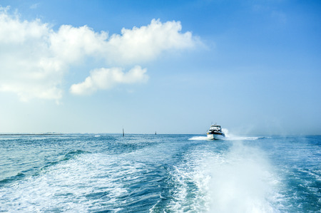 Boat in Penghuの写真素材