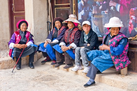 shangri-la ancient town,chinaのeditorial素材