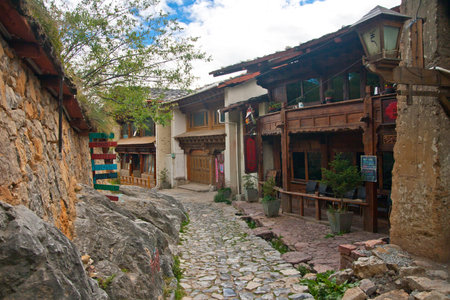 shangri-la ancient town,chinaのeditorial素材