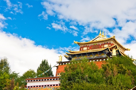 shangri-la ancient town,chinaの写真素材