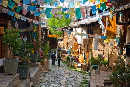 shangri-la ancient town,chinaのeditorial素材