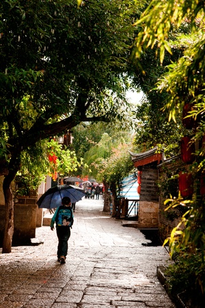 Lijiang ancient town,chinaのeditorial素材