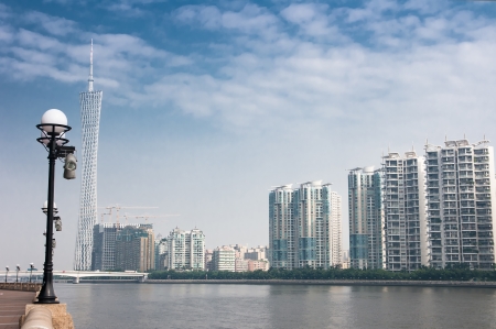 Modern Chinese residential,Guangzhou Chinaのeditorial素材