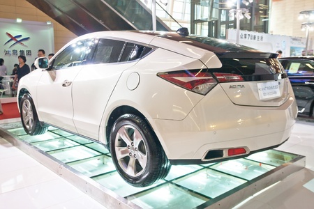 ACURA ZDX car on display at the 2012 Guangzhou daily BaiYun INT L Auto-expoのeditorial素材