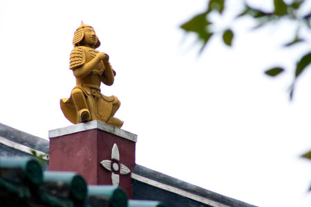  Guangxiao Temple,This is the biggest and oldest Buddhist temple in Guangzhou,a history of more than 1700 years の写真素材
