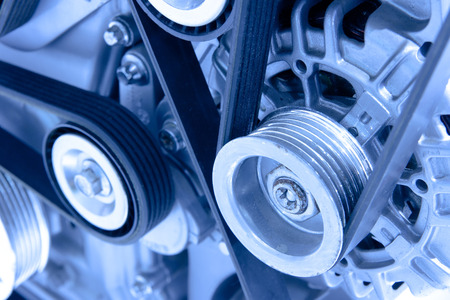 Car engine partの写真素材