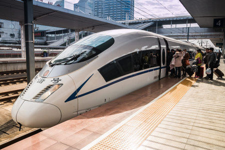 High-speed trains in Guangzhou