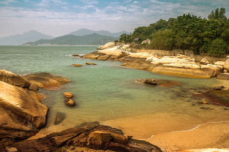 Cheung Chau island, Hong Kongの写真素材