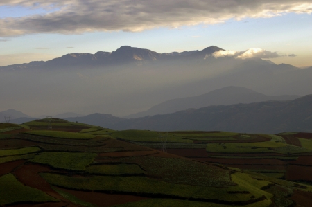 China Southwest colorful red landの写真素材