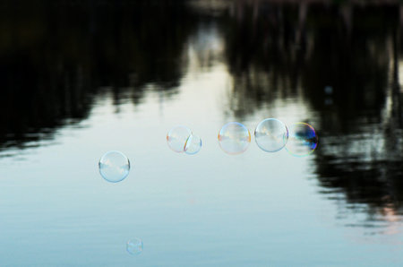 Blowing bubbles 