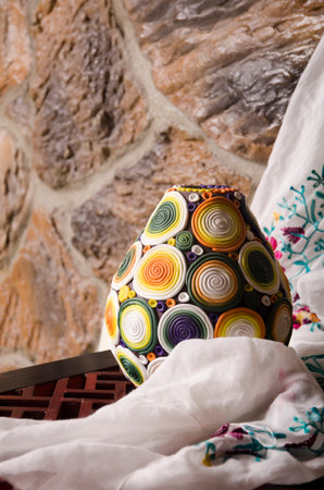 colorful vaseのeditorial素材