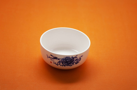 Blue and white porcelain bowlのeditorial素材