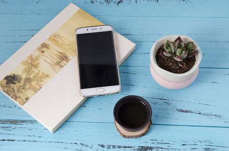 Arrangement on the deskのeditorial素材