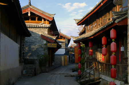 Lijiang Shuhe Ancient Town, Yunnan, Chinaのeditorial素材