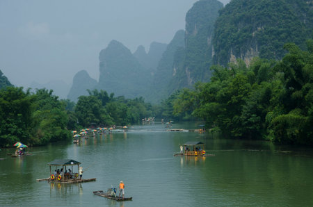 Yang Di, Guangxi, Chinaのeditorial素材