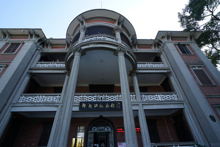 Memorial Hall of Zheng Chenggong at Gulangyu Islet, Xiamen, Fujian, Chinaのeditorial素材