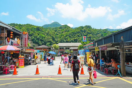 New Taipei City , Taiwan - July 28 , 2019 : Cat village in New taipei,Taiwan.のeditorial素材