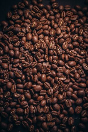  Coffee bean on wooden backgroundの写真素材