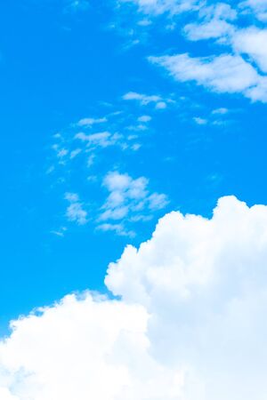 blue sky with cloudの写真素材
