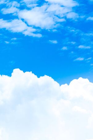 blue sky with cloudの写真素材