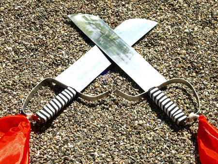 saber for training of kungfuの写真素材