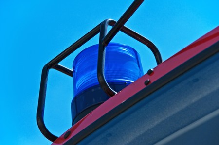 siren of fire emergencyの写真素材