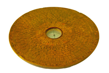 chinese antique compass の写真素材