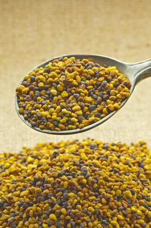 bee pollenの写真素材