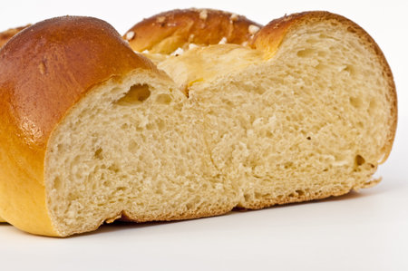 braided yeast bun   