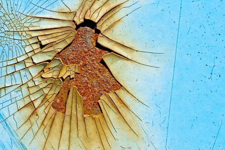 rusty containerの写真素材