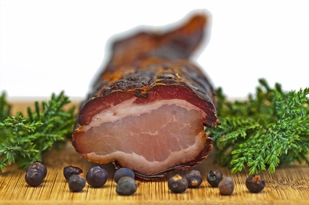 smoked ham of the Black Forestの写真素材