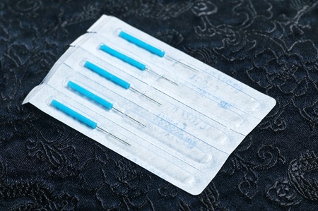 Acupuncture needleのeditorial素材