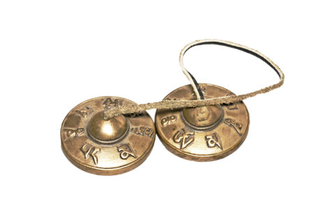 Tibeatian cymbalの写真素材