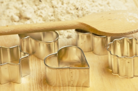 cookie cutters for Christmas bakeryの写真素材