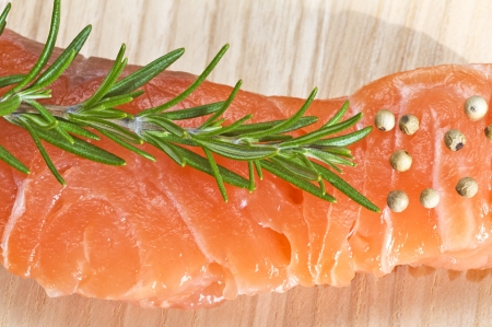 Salmon filetの写真素材