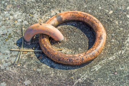 holding ring for shipsの写真素材