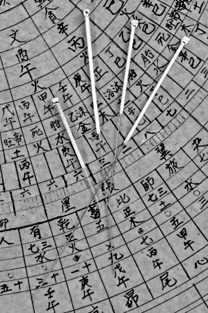 acupuncture needlesのeditorial素材