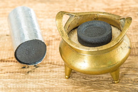 Chinese incense potの写真素材