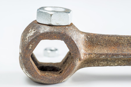 Old German bicycle tool called boneの写真素材