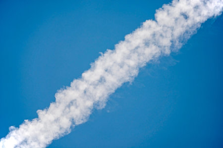 sky with contrail