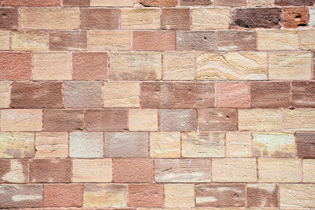 detail of an old wall of an citadel