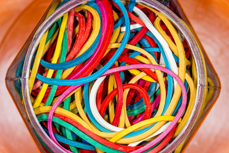 Rubber ringsの写真素材