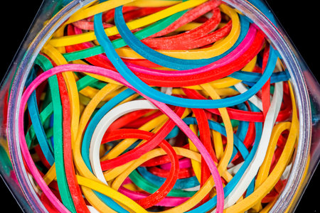 Rubber ringsの写真素材