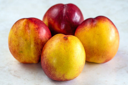 nectarinesの写真素材