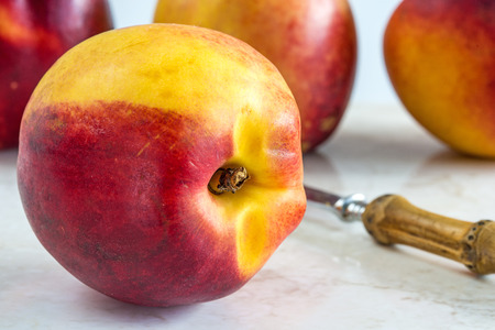 nectarineの写真素材